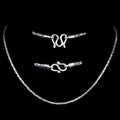 3mm Silver Viking King Chain Necklace With Loop Heads - Viking Necklaces