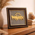 7 Horses Pyrite Frame for Vaastu
