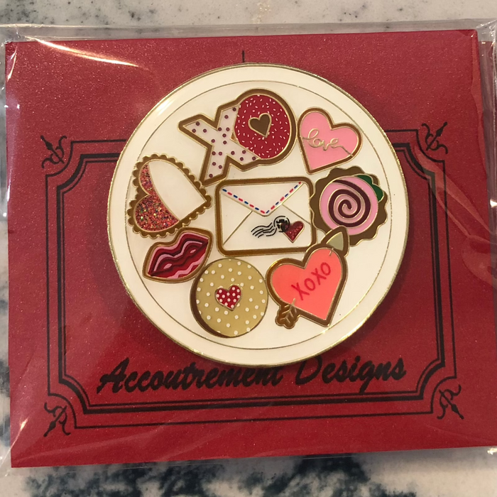 Valentine Cookie Plate