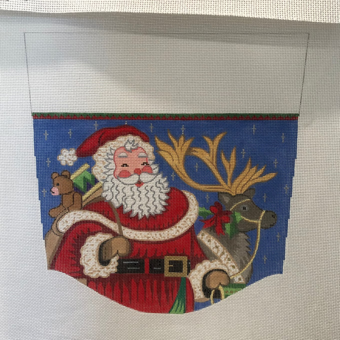 Santa with Reindeer