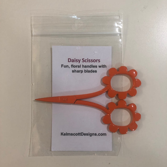 Daisy Orange Scissors