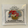 Red, White & Blue Flower Basket