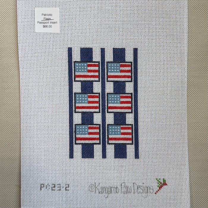 Patriotic Flags Passport Insert