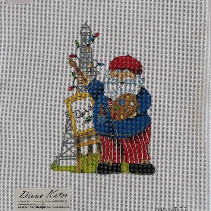 Santa & Eiffel Tower