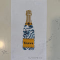 Blue Chinoiserie Champagne Bottle