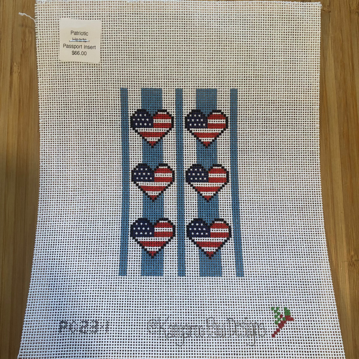 Patriotic Hearts Passport Insert