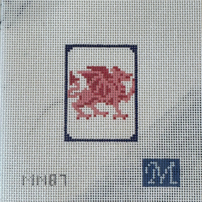 Red Dragon Mahjong Tile