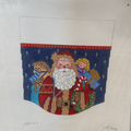 Santa with Wreath