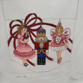 Nutcracker with Ballerina Ornaments