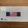 American Flag on Navy