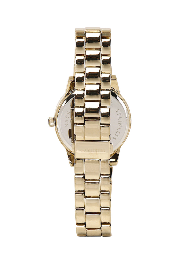 Aaron Gold Metal Watch (Gold)