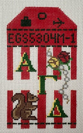 Alpha Gamma Delta Sorority Retro Travel Tag