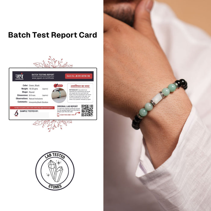 Amazonite Zodiac Band – Virgo (कन्या राशि)