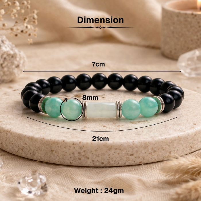 Amazonite Zodiac Band – Virgo (कन्या राशि)