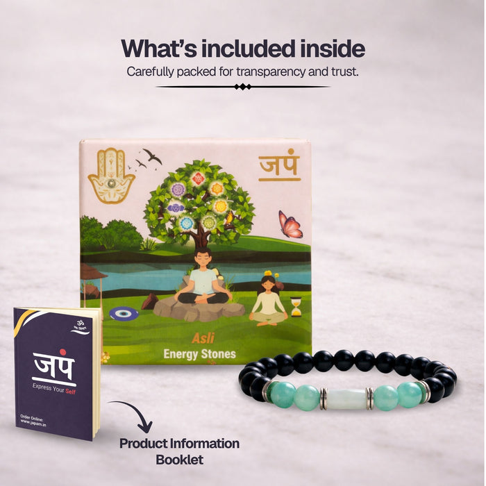 Amazonite Zodiac Band – Virgo (कन्या राशि)