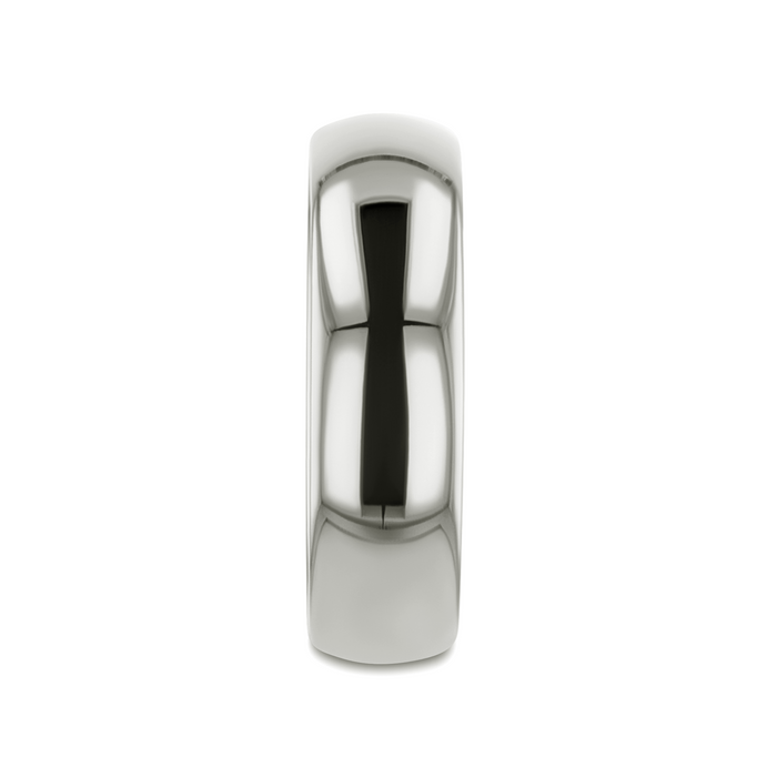 ARLINGTON Domed White Tungsten Ring - 2mm - 12mm