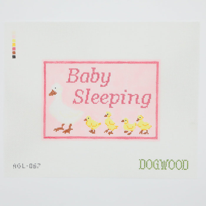 Baby Sleeping - Pink Ducks