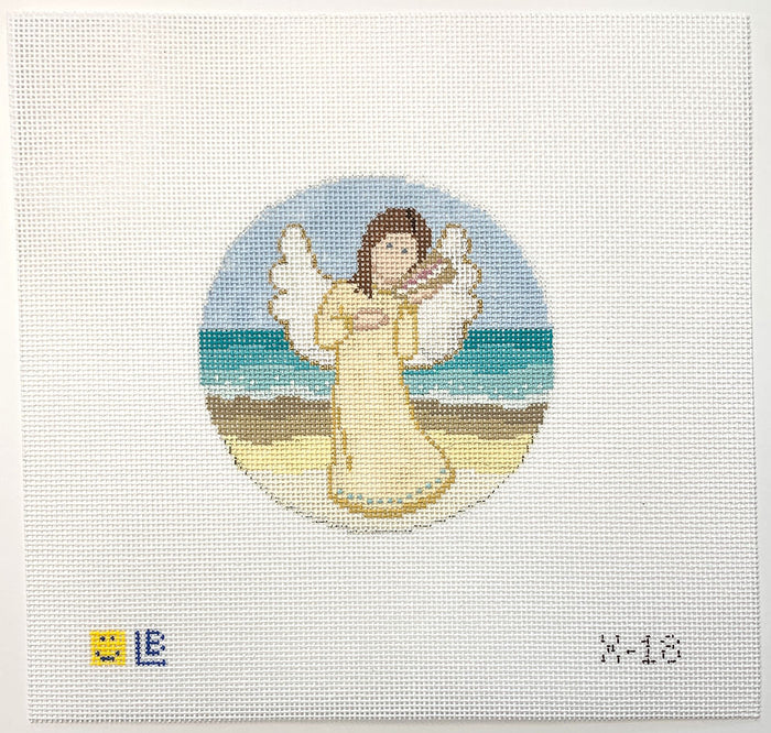 Beach Angel with Conch Shell