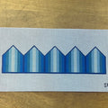 Birthday Crown-Blue Stripes