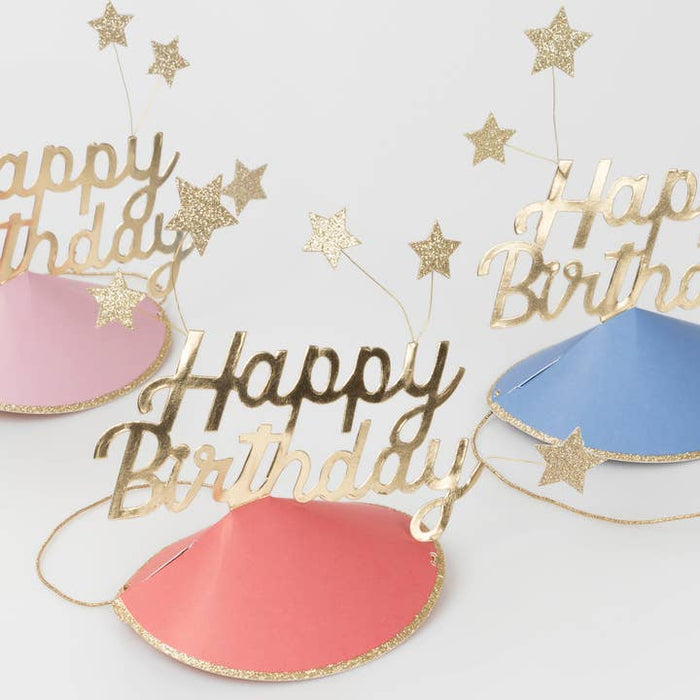 Birthday & Stars Party Hats
