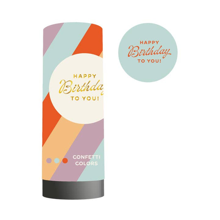 Birthday Stripe Confetti