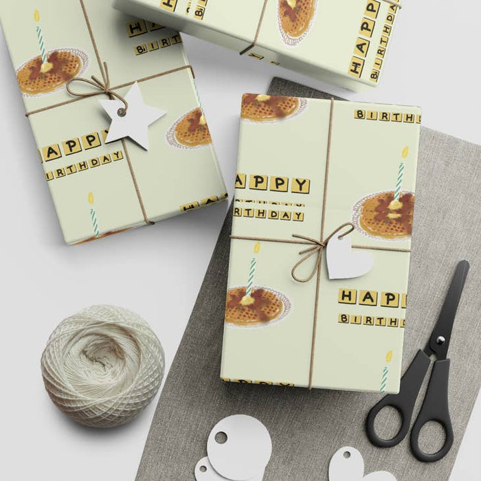 Birthday Waffle Gift Wrap