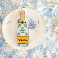 Block Print Champagne Bottle