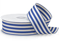 Blue Cabana Striped Ribbon