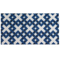 Blue Diagonal Lattice Insert