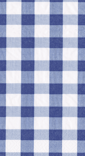 Blue Gingham Guest Towels