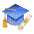 Blue Graduation Cap