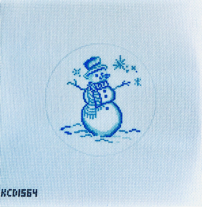 Blue Snowman