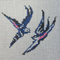 Blue Willow Deconstructed - Birds