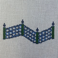 Blue Willow Deconstructed - Fence