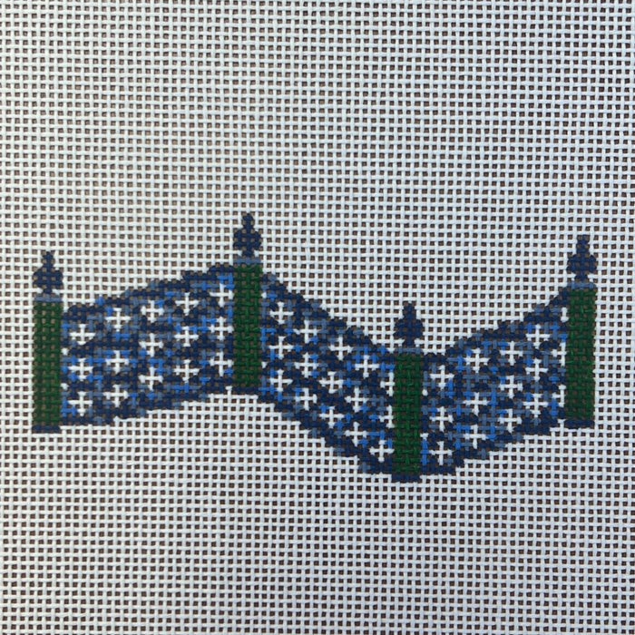 Blue Willow Deconstructed - Fence
