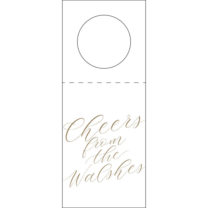 Bottle Tags - Cheers W370