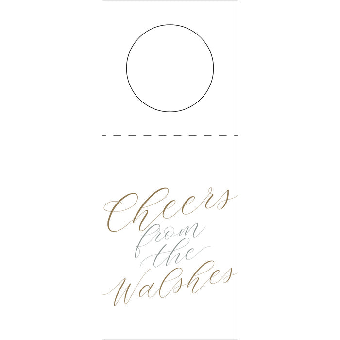 Bottle Tags - Cheers W370