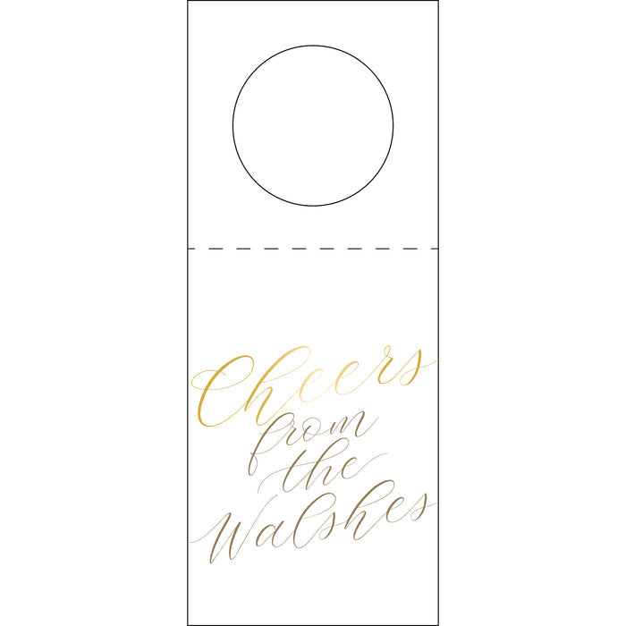 Bottle Tags - Cheers W370