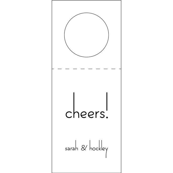Bottle Tags - Cheers W377