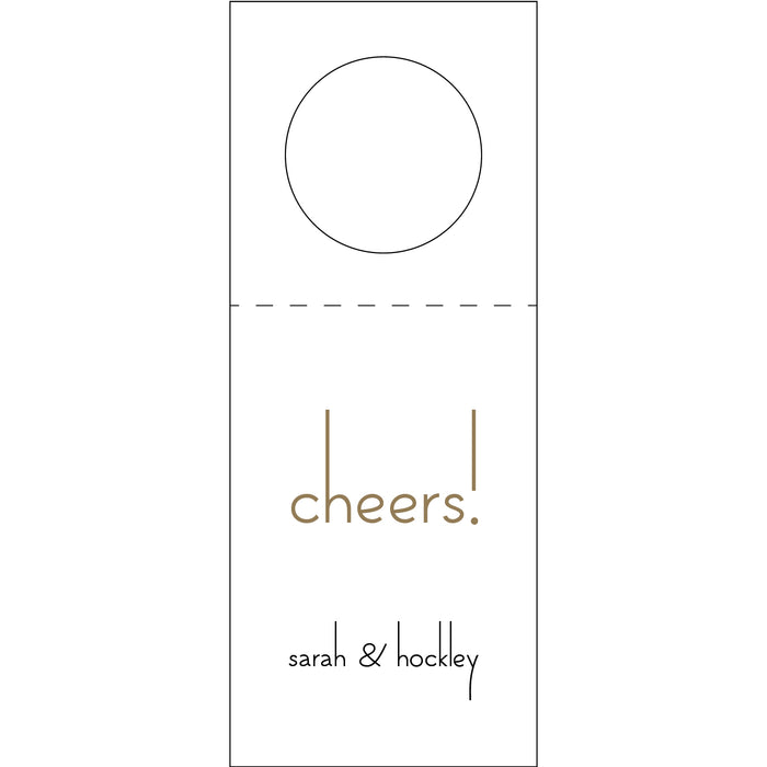 Bottle Tags - Cheers W377