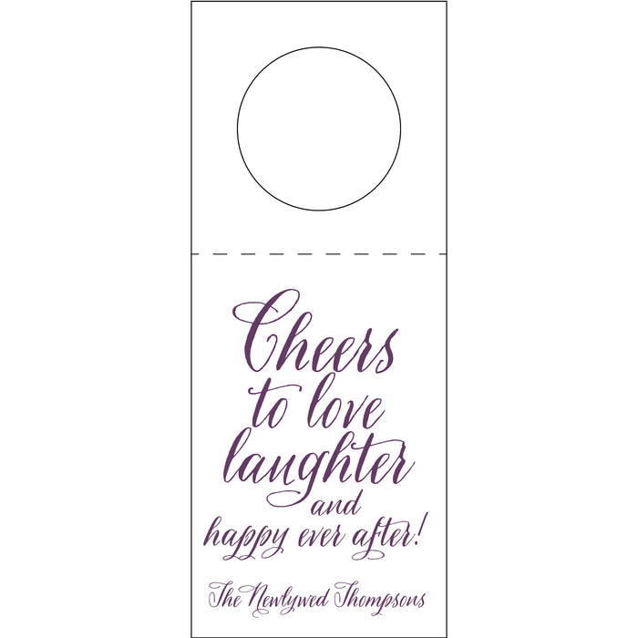 Bottle Tags - Cheers W378