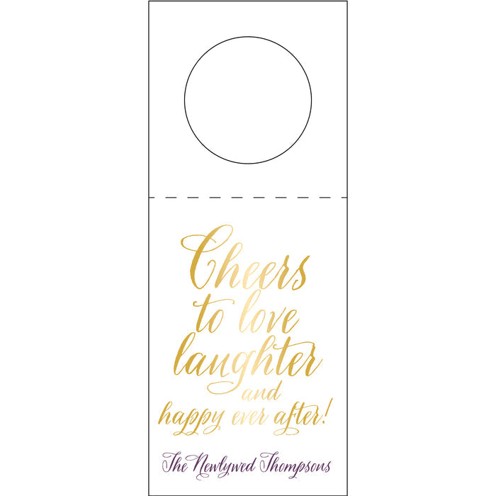 Bottle Tags - Cheers W378
