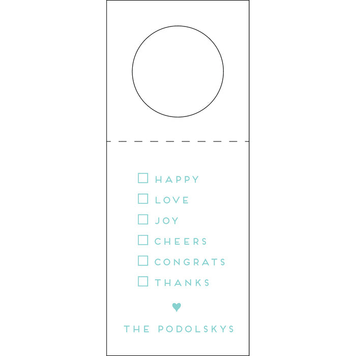 Bottle Tags - Everyday W250