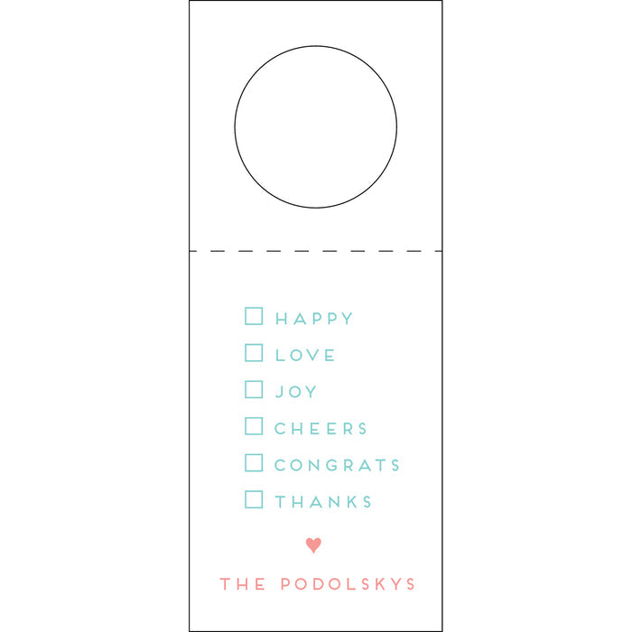 Bottle Tags - Everyday W250