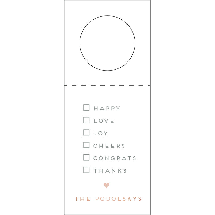 Bottle Tags - Everyday W250