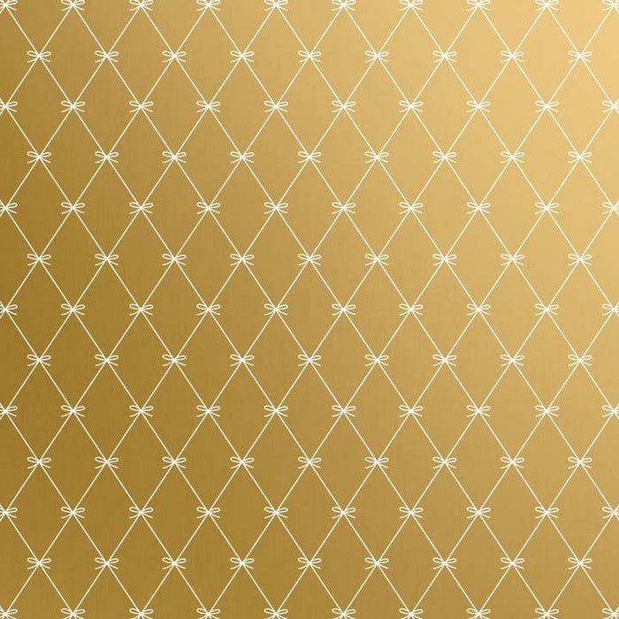 Bows on Gold Gift Wrap