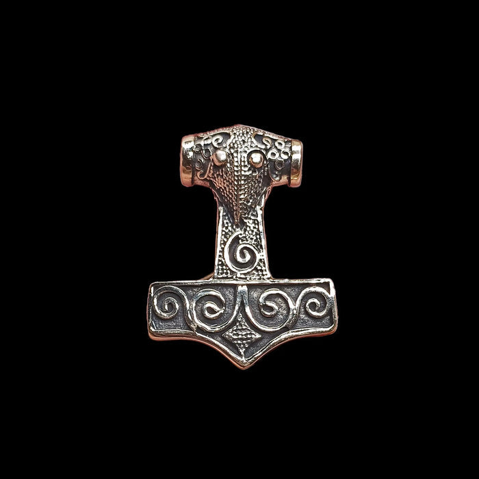 Bronze Filigree Thors Hammer Pendant From Kabara