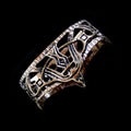 Borre-Style, Viking Replica Bronze Scabbard Mouth with Raven Design - Viking Weapons Accessories