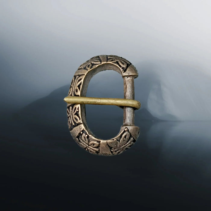 10th - 11th Century Replica Viking Bronze Buckle from Birka