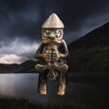 Replica Viking Statue of the Norse God Thor in Solid Bronze - Front View